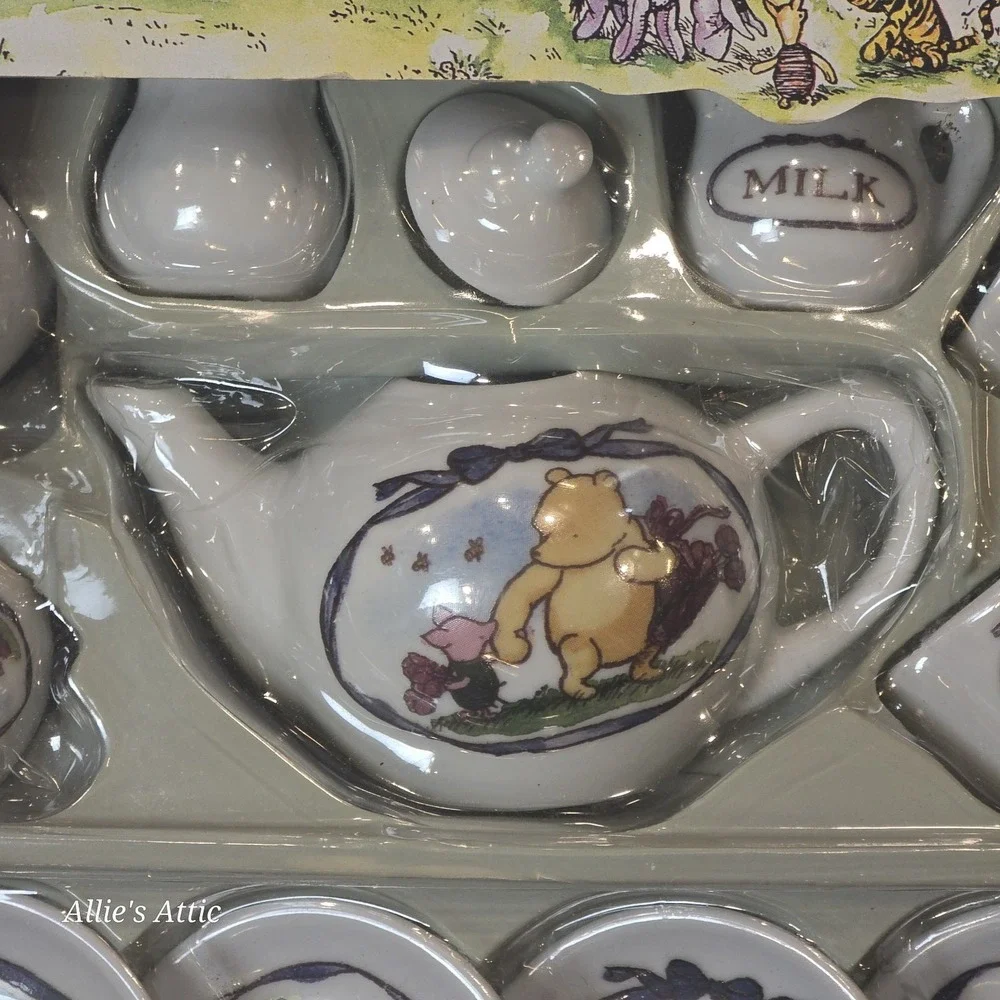 Classic Pooh Tea Set 12 Piece Winnie The Pooh And Friends China Toy New In Box